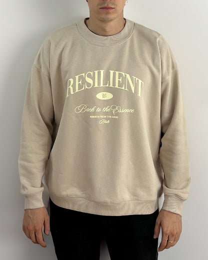 Back to the essence Crewneck Nude