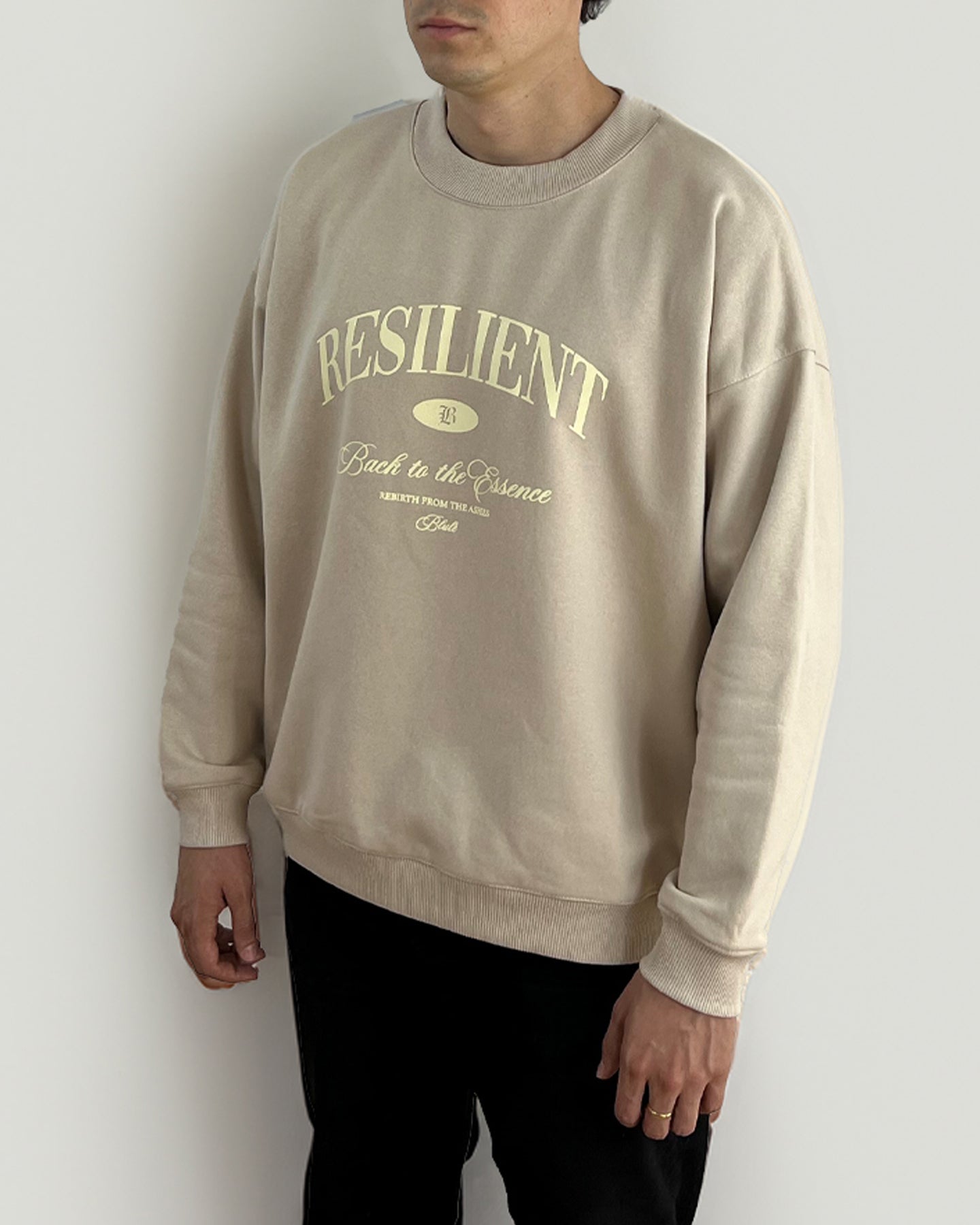 Back to the essence Crewneck Nude