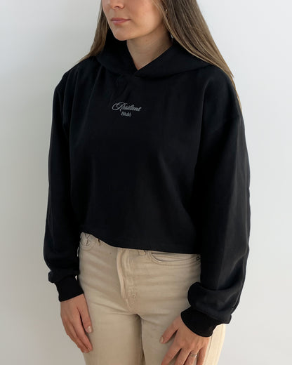 Resilient Cropped Hoodie Black