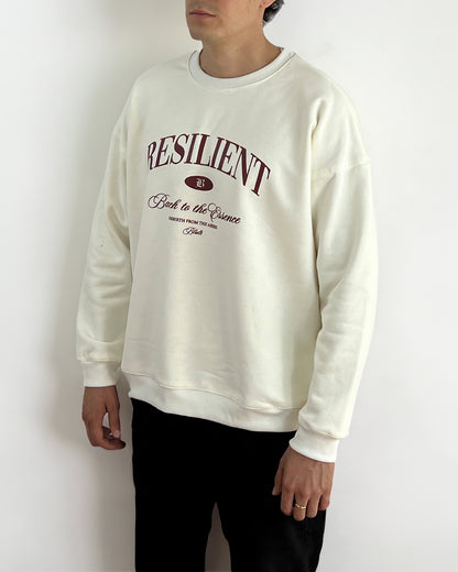 Back to the essence Crewneck Vainilla