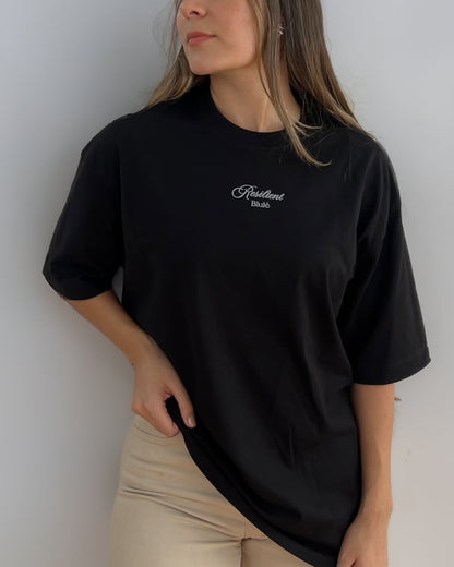 Camiseta Oversized Unisex Resilient Negro