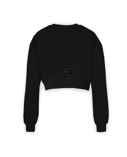 Crewneck Cropped Black