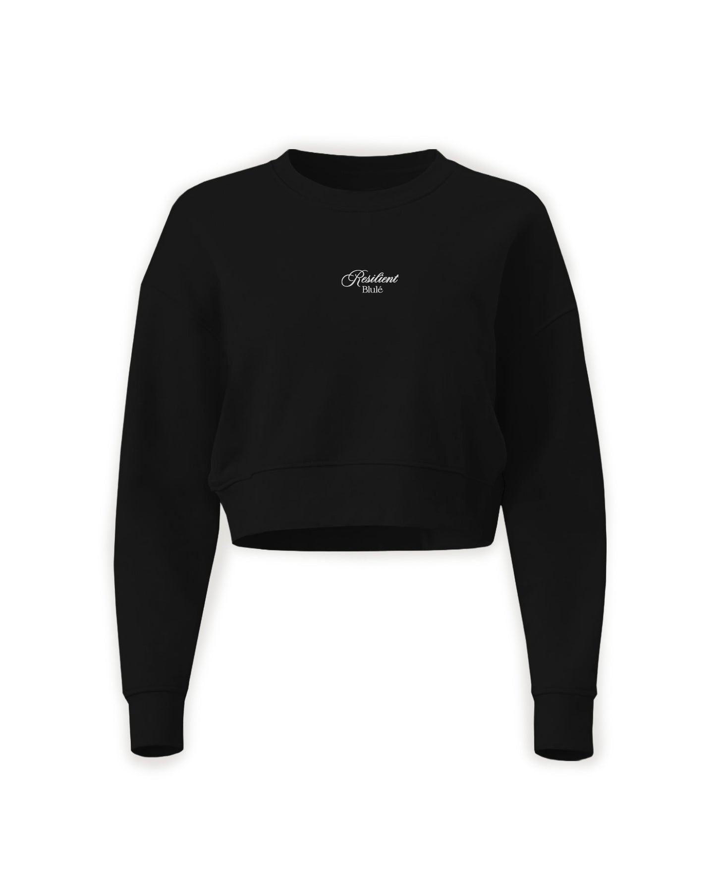 Crewneck Cropped Black