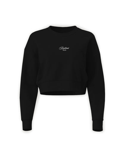 Crewneck Cropped Black