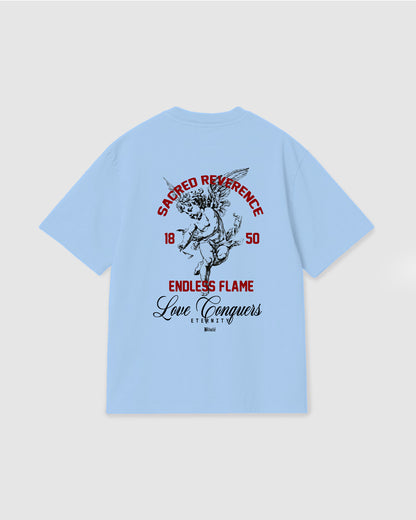 Oversized T Shirt Reverence Sky Blue