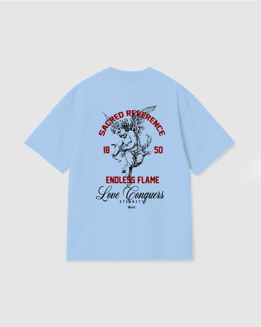 Oversized T Shirt Reverence Sky Blue