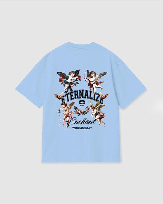 Oversized T Shirt Eternalize Sky Blue