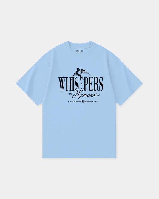 Oversized T Shirt Whispers Sky Blue