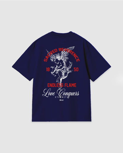Oversized T Shirt Reverence Blue Navy