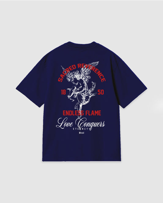 Oversized T Shirt Reverence Blue Navy