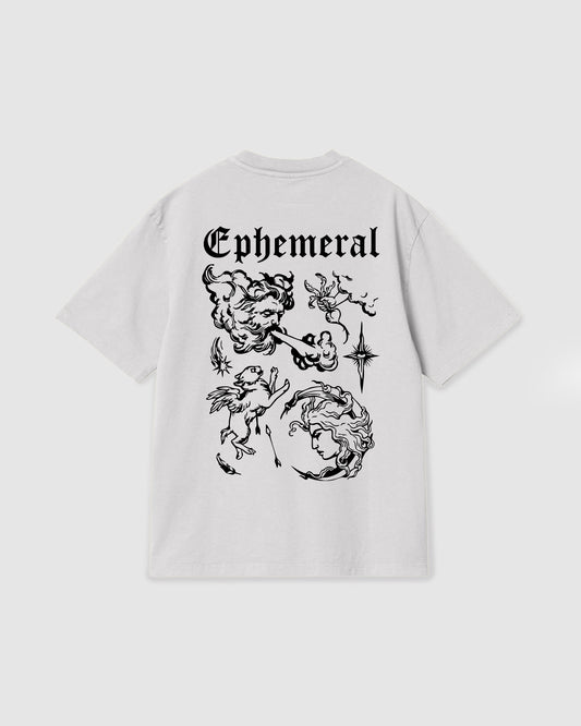 Oversized T Shirt Ephemeral White