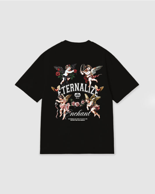 Oversized T Shirt Eternalize Black