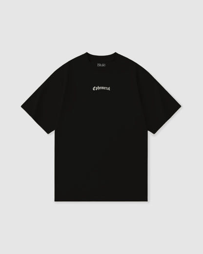 Oversized T Shirt Ephemeral Black