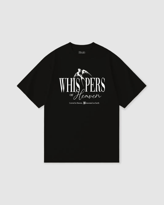 Oversized T Shirt Whispers Black