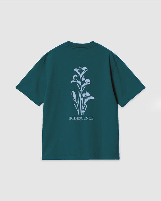 Oversized T Shirt Iridescence Dark Green