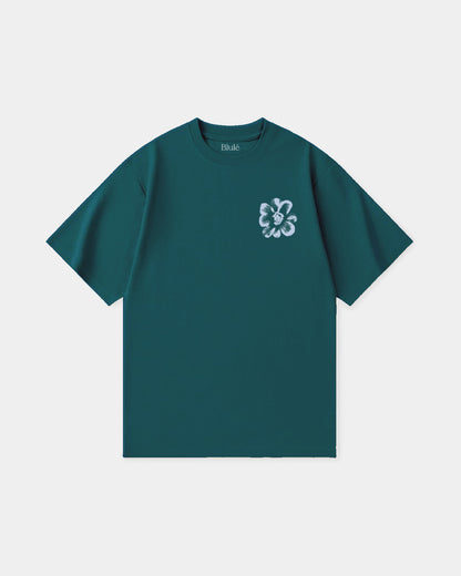 Oversized T Shirt Iridescence Dark Green