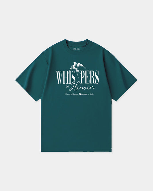 Oversized T Shirt Whispers Dark Green