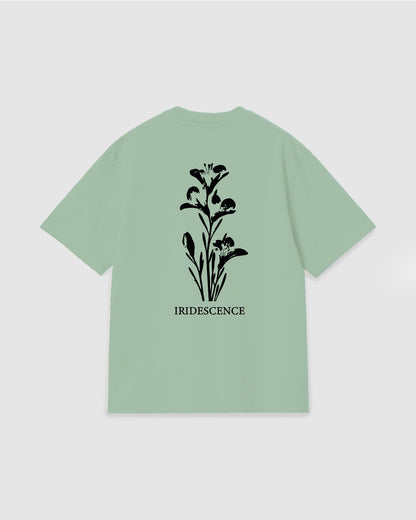 Oversized T Shirt Iridescence Light Green