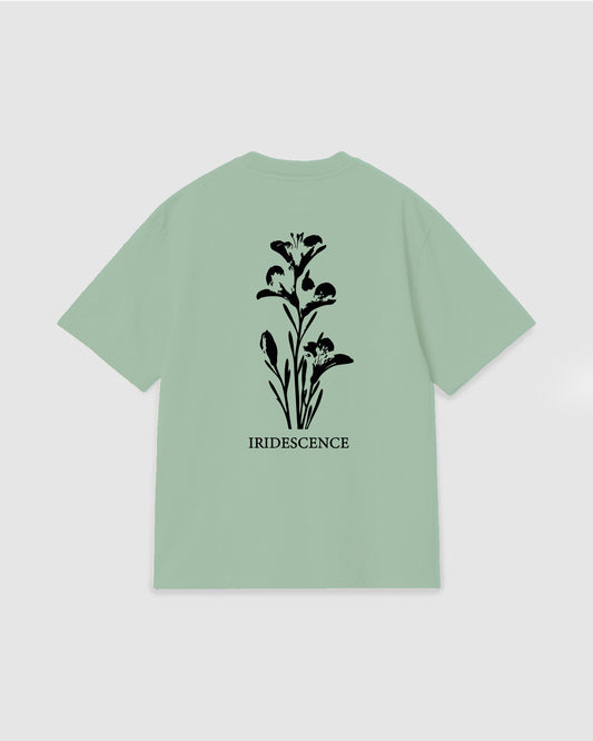 Oversized T Shirt Iridescence Light Green