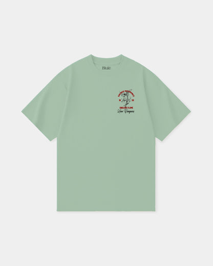 Oversized T Shirt Reverence Light Green
