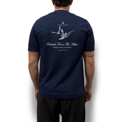 Camiseta Unisex Regular Fit Ashes Azul Navy