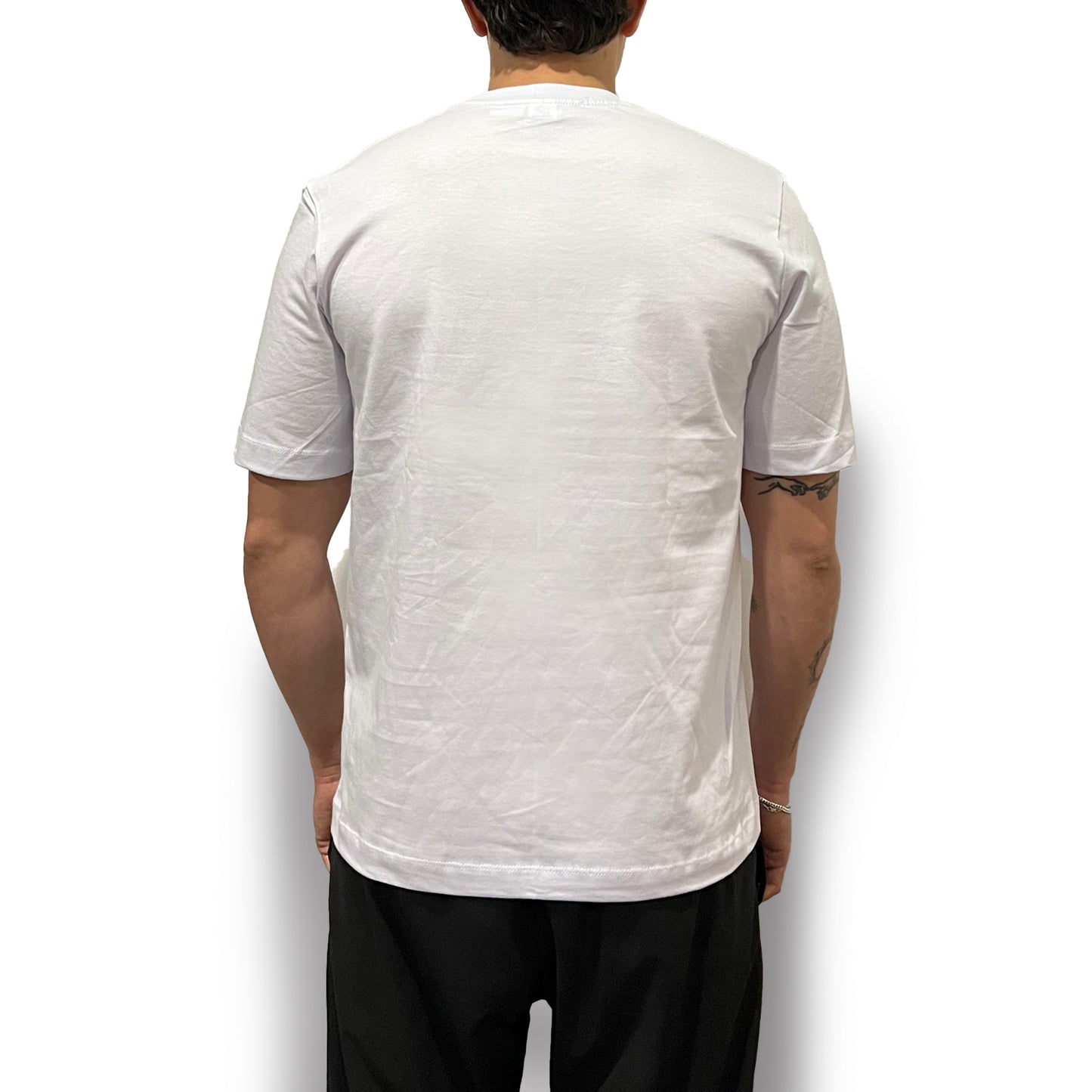 Camiseta Regular Fit Unisex Lirio Blanco