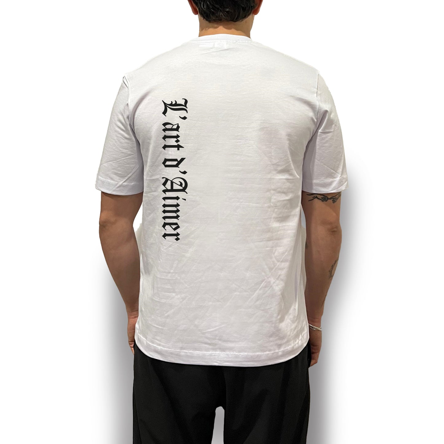 Camiseta Regular Fit Unisex L'art Blanco
