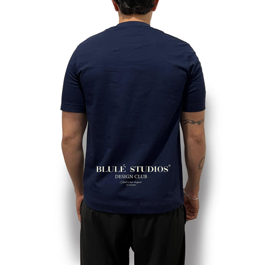 Camiseta Unisex Regular Fit Blule Studios Azul Navy