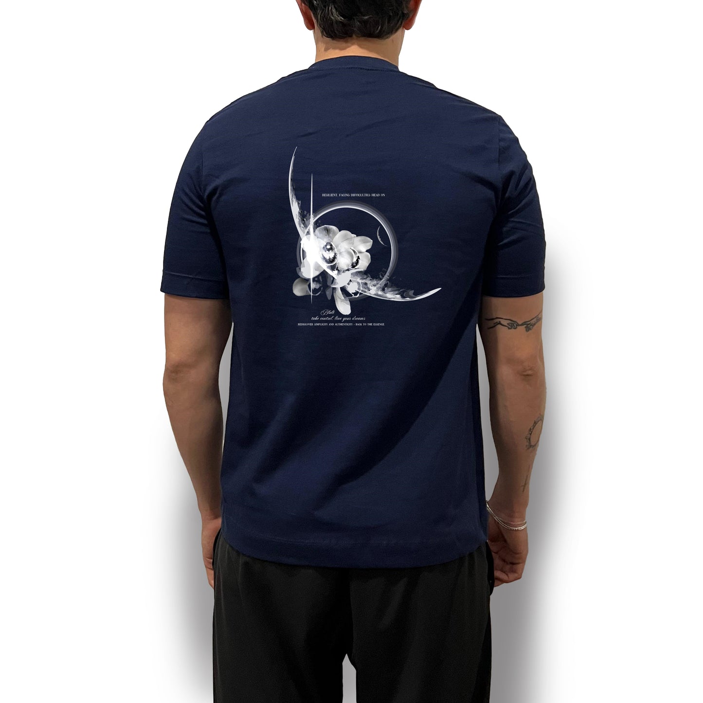 Camiseta Regular Fit Unisex Moon Azul Navy