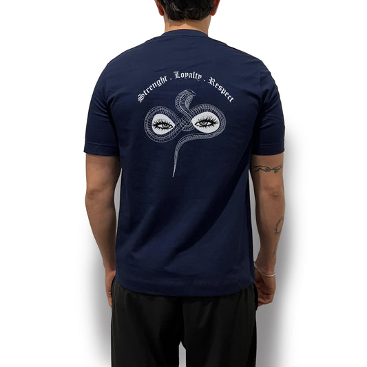 Camiseta Regular Fit Unisex Snake Eyes Azul Navy