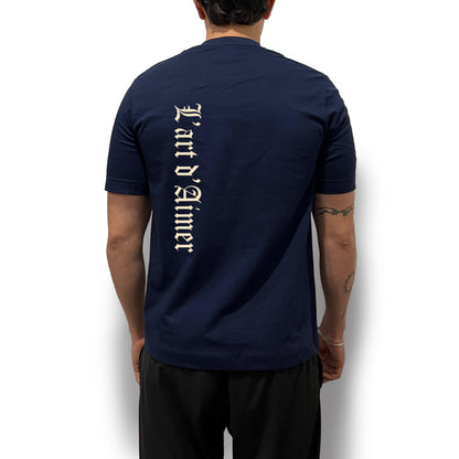 Camiseta Regular Fit Unisex L'art Azul Navy