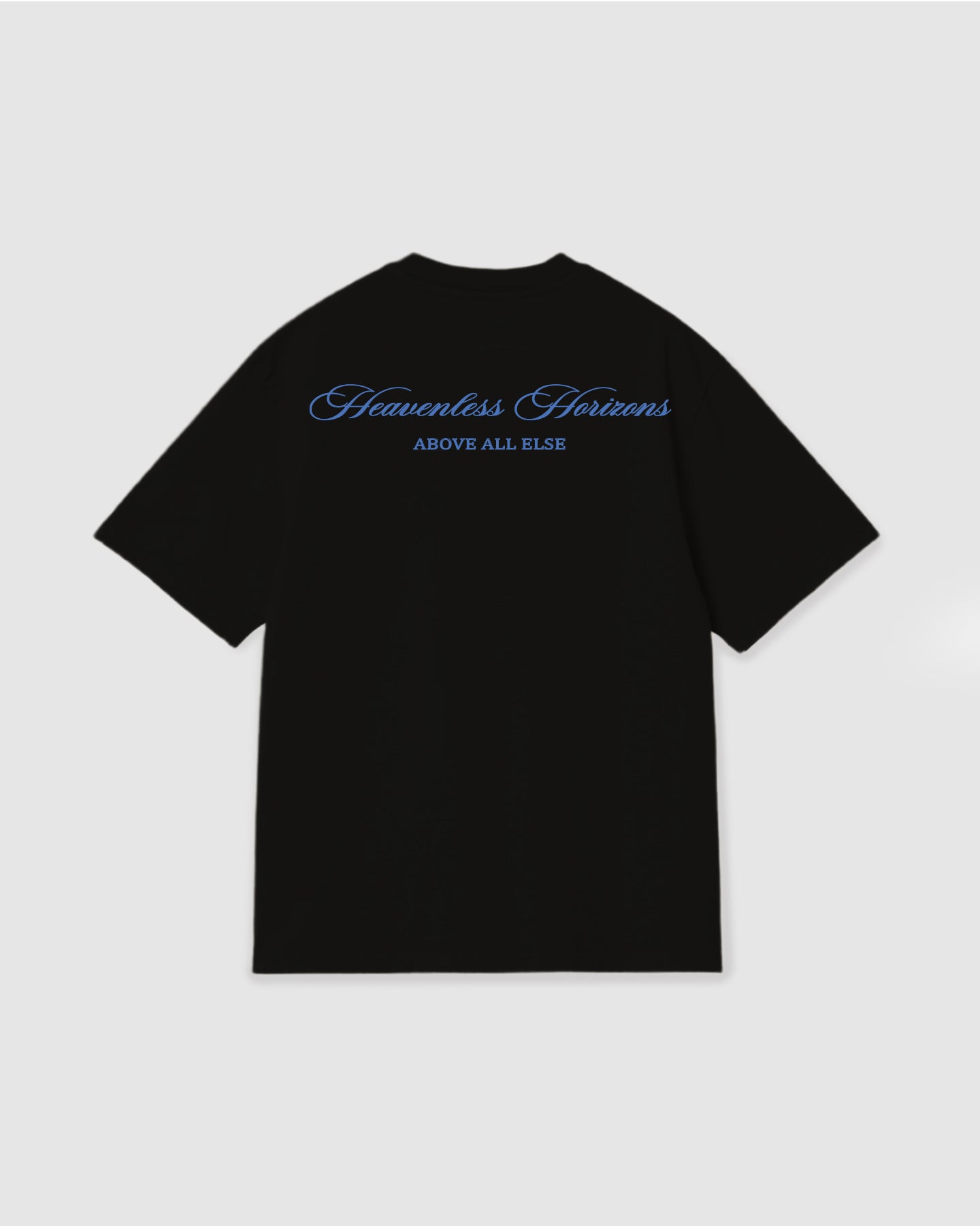 Oversized T Shirt Higher Still Black