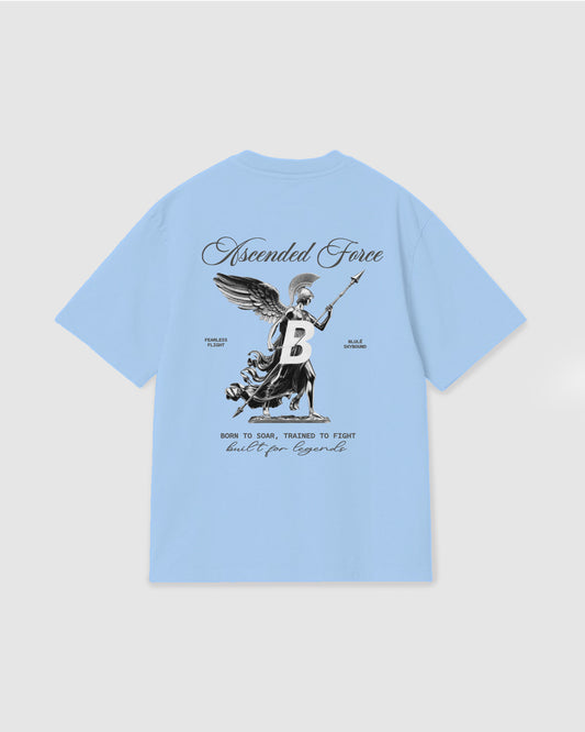 Oversized T Shirt Ascended Force Sky Blue