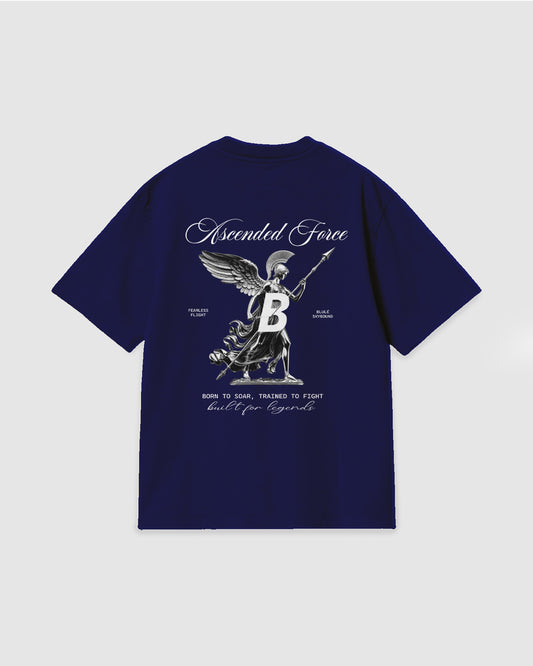 Oversized T Shirt Ascended Force Blue Navy