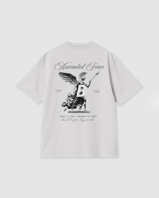 Oversized T Shirt Ascended Force White