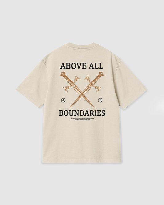 Oversized T Shirt Boundaries Vanilla
