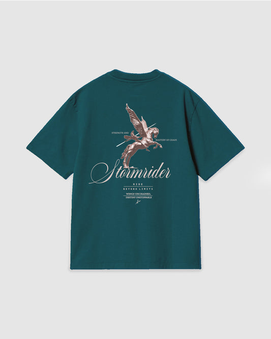 Oversized T Shirt Stormrider Dark Green