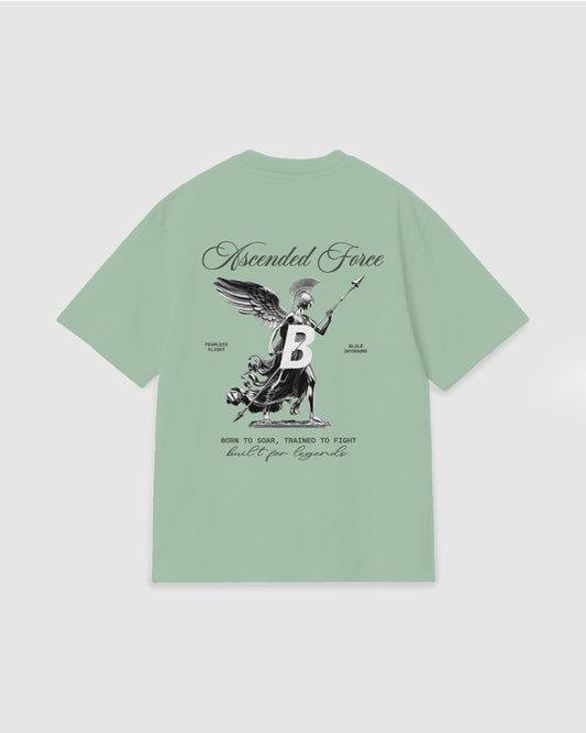 Oversized T Shirt Ascended Force Light Green