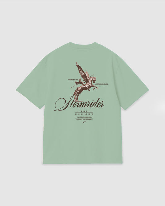 Oversized T Shirt Stormrider Light Green