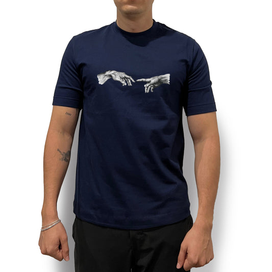 Camiseta Unisex Regular Fit Adán Azul Navy