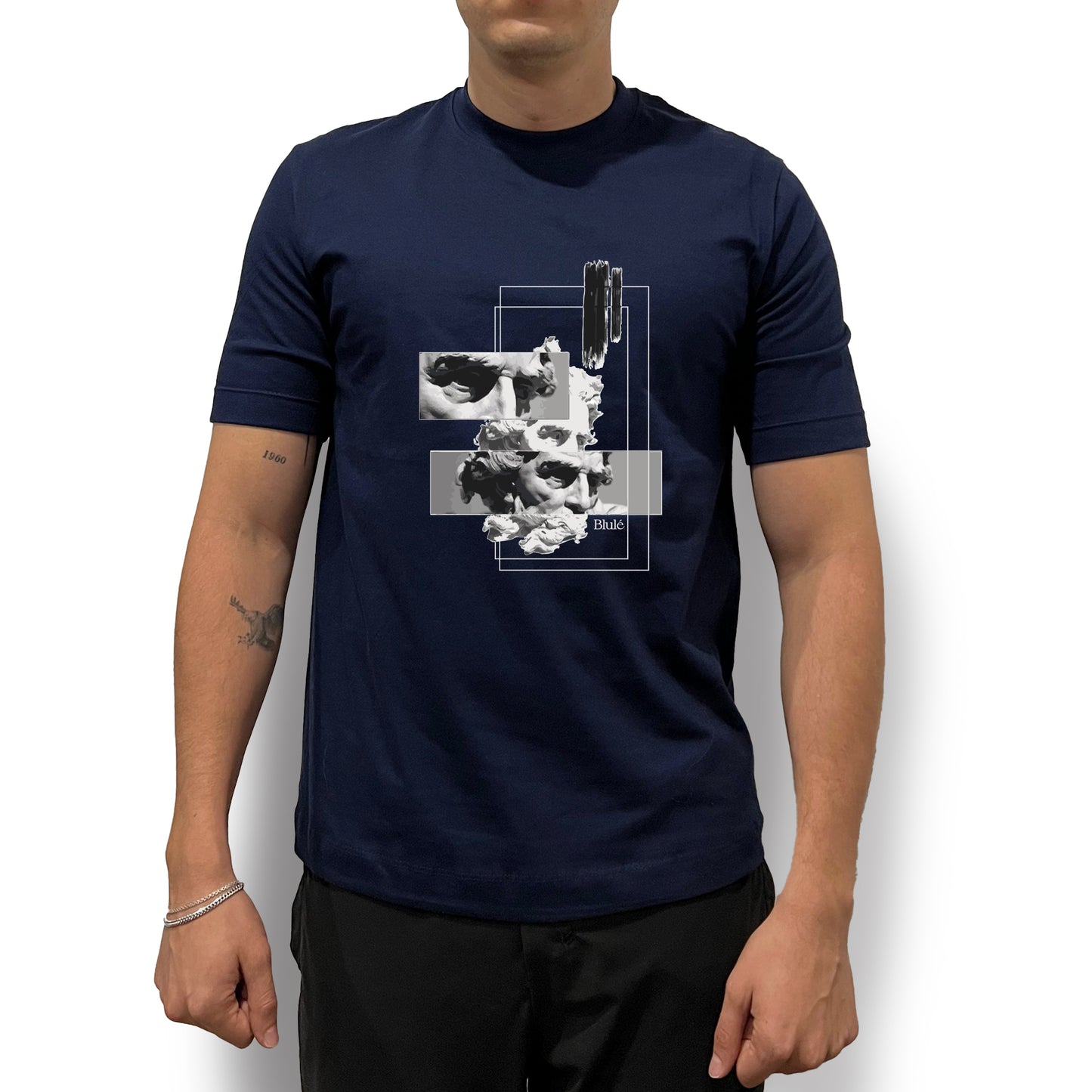 Camiseta Unisex Regular Fit Zeus Azul Navy