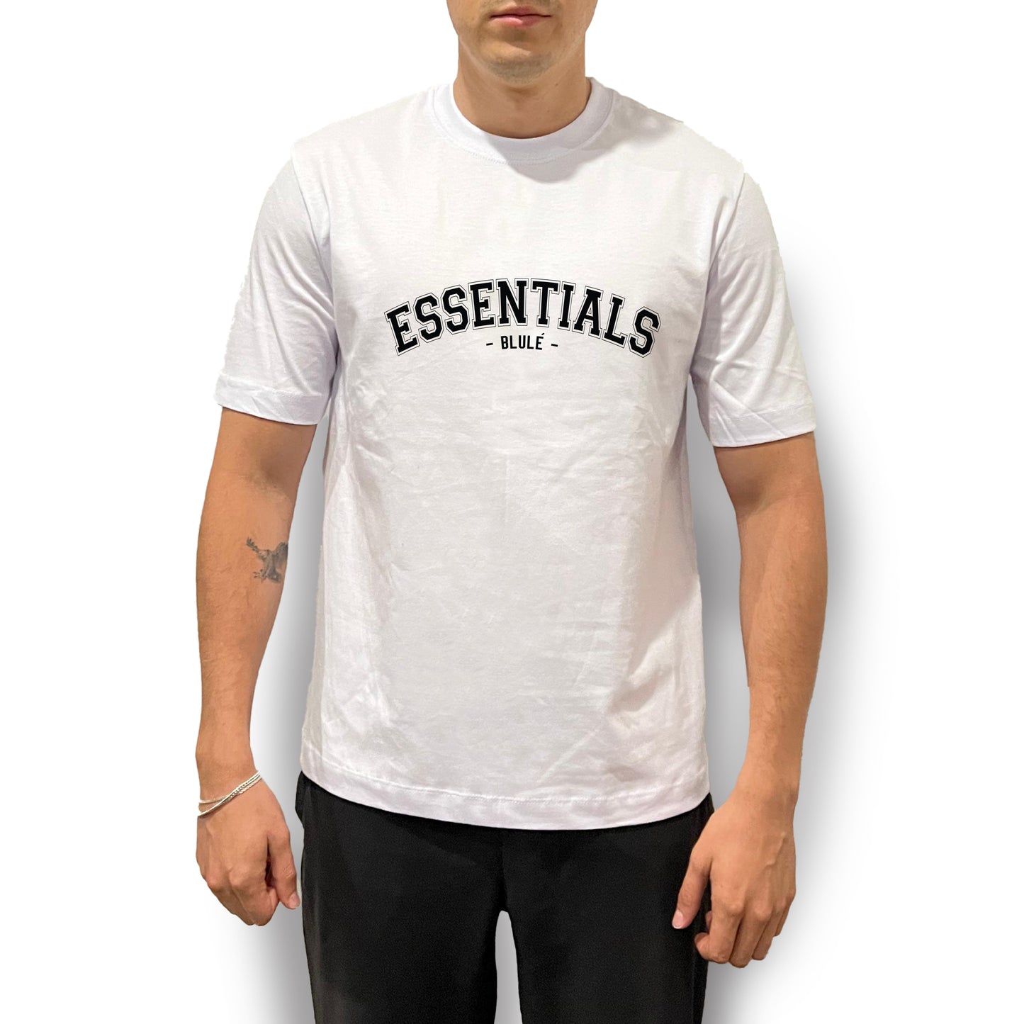 Camiseta Regular Fit Unisex Essentials Blanco