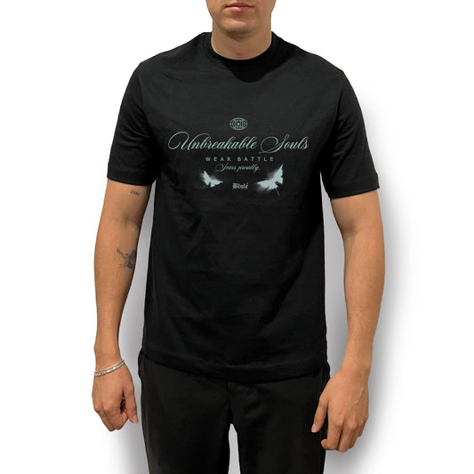 Camiseta Unisex Regular Fit Souls Negro