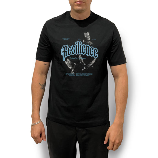 Camiseta Regular Fit Unisex Seagulls Negro