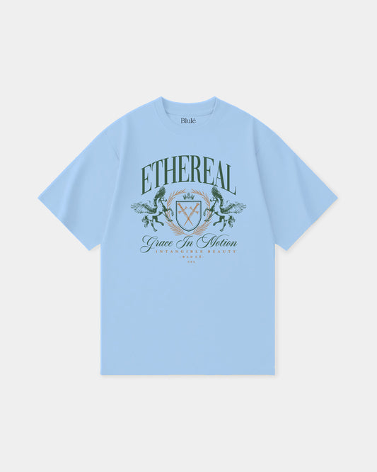 Oversized T Shirt Ethereal Sky Blue