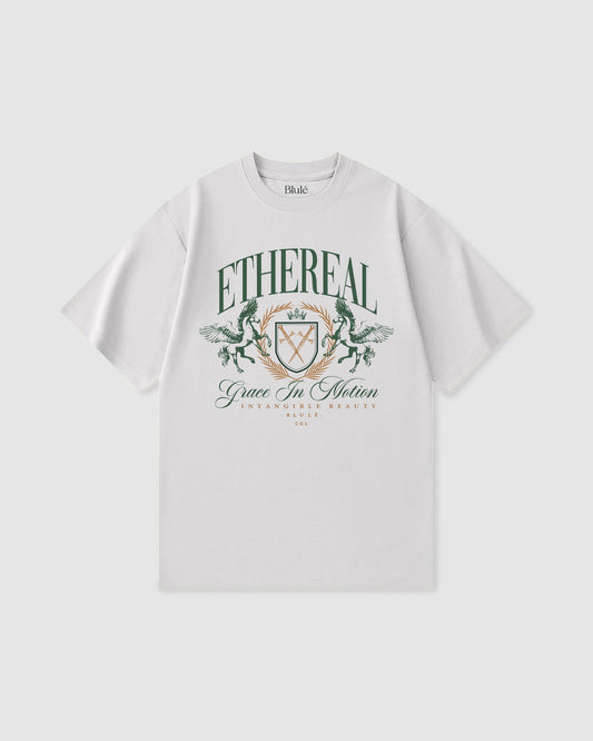 Oversized T Shirt Ethereal White