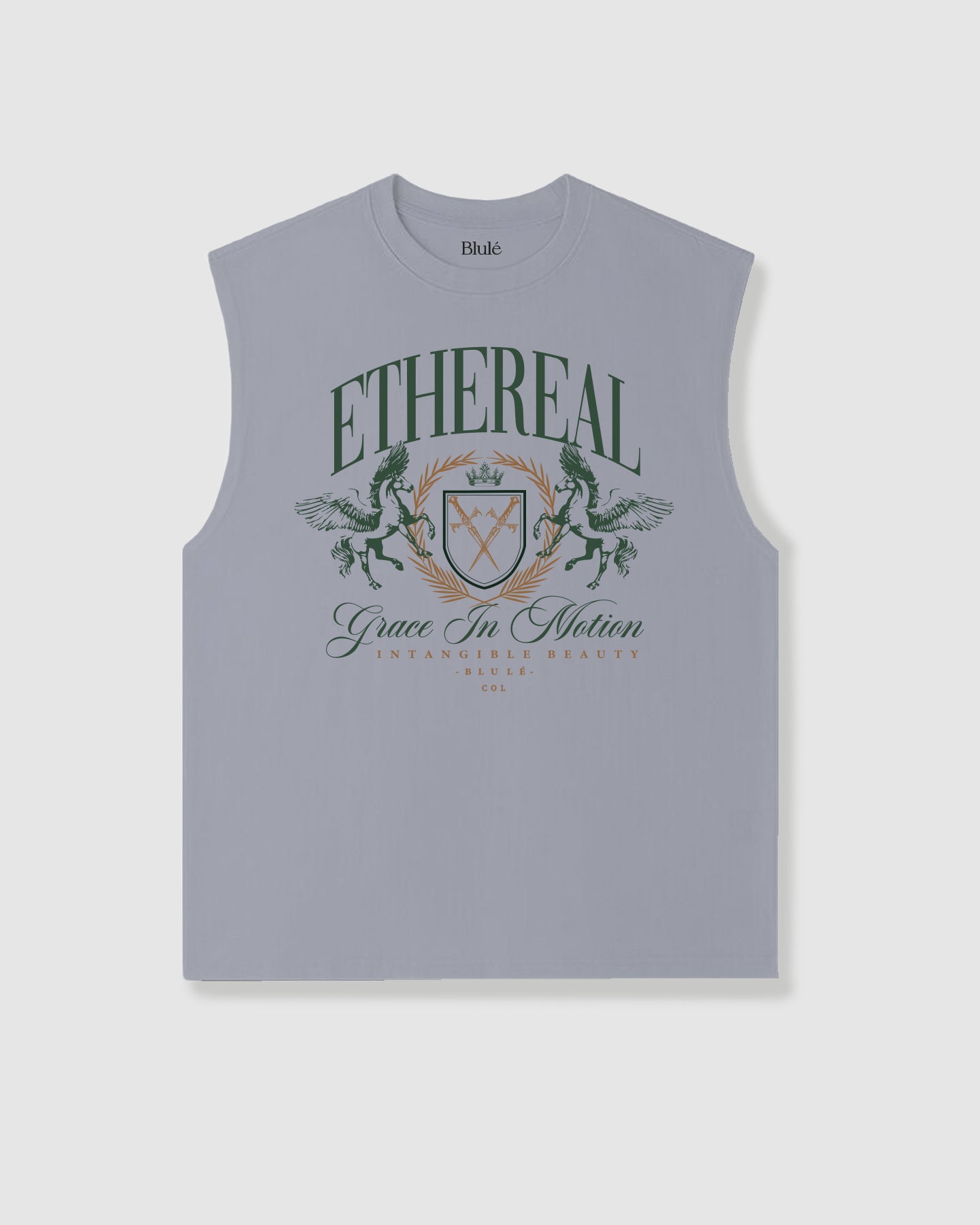 Oversized Sleeveless Ethereal Grey