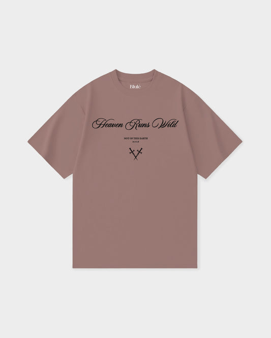 Oversized T Shirt Heaven Runs Wild Mocca