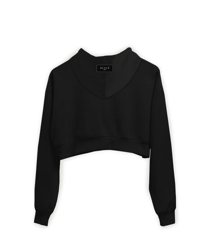 Cropped Hoodie Black