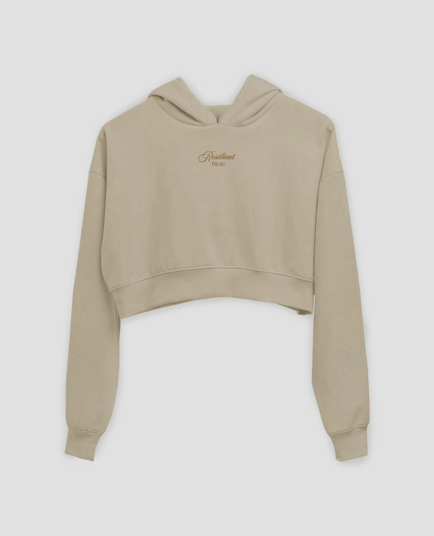 Cropped Hoodie Nude